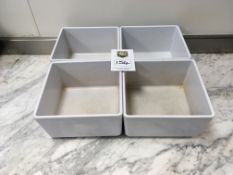 4 x Melamine Serving Bowls