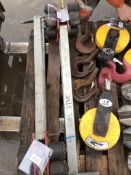 2 set of steering Nylon machine skates