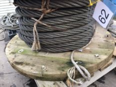 drum of winch wire 10tonne 20m circa