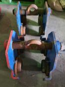 Tractel 3 tonne girder trolleys