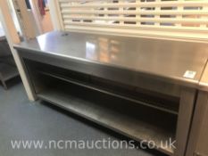 Stainless Steel Serving Sounter with Shelf