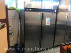 Stainless Steel Foster Gastronome 90 2 Door Fridge
