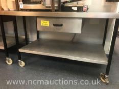 Stainless Steel Kitchen Counter with Drawer