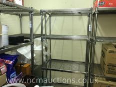 x2 Storage Shelves Stainless Steel