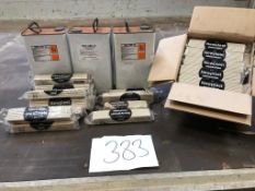 VARIOUS NEW PLAST APPROX 30 & 3 X 5L WIRE ROPE LUBRICANT FOR WIRE ROPE MANUFACTRING