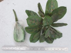 5 Artificial Maranta bush - Retro