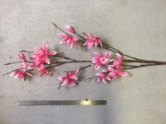 10 x Artificial Magnolia spray - Pink and white - used but in good condition