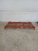 Tyre stillage. H,120cm x l,228cm x w,100cm