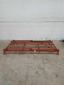 Tyre stillage. H,120cm x l,228cm x w,100cm