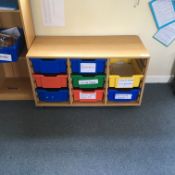 Multi tray storage unit