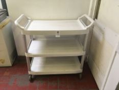 Plastic 3 Tier Trolley