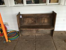Settle bench, 1300mm (in need of repair)