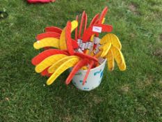 Unihoc street hockey sticks as lotted