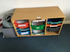 Multi tray storage unit