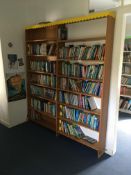 Double Bookcase, 1825x2100mm h