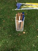 Rack of rounders bats, as lotted