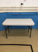 Plastic Trestle Table
