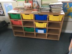 Multi tray storage unit