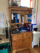 Pine Welsh dresser unit