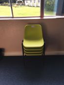4 x stacking chairs