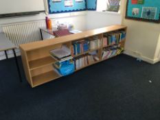 Mobile bookcase, 2300x700mm h