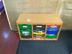 Multi tray storage unit