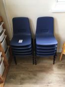 10 x stacking chairs