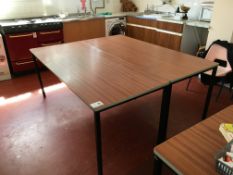 2 x canteen tables, 1825x760mm