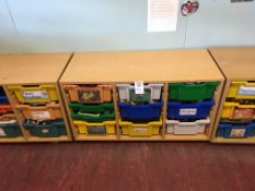 Multi tray storage unit