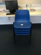 4 x stacking chairs