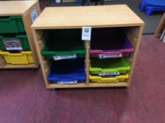 Multi tray storage unit