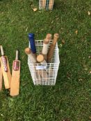 Rack of rounders bats, as lotted