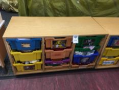Multi tray storage unit