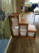 Multi tray storage unit