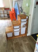 Multi tray storage unit