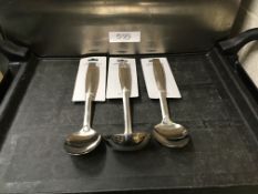 3 x Vogue Serving Utensils, 2 x Spoons, 1 x Ladle
