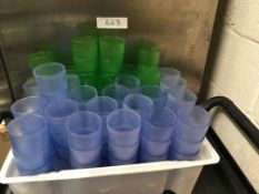 Box of Plastic Tumblers