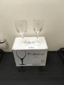 6 x Michelangelo Burgundy Glasses