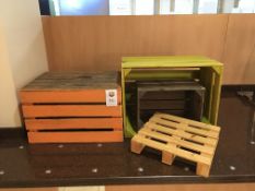 4 x Decorative Crates