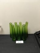 7 x Bud Vases