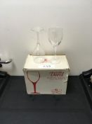 4 x Michelangelo Burgundy Glasses