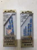 Bosch drill bits x2