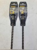 Dewaukt 8mm sds plus drill bit x2