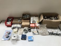 Assorted Fixings, Fastenings, Mounts, Bearings etc