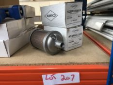 2 X Air Exhaust Mufflers