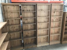 4 x Rustic Shelving Units