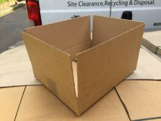 Pallet of 1150 Cardboard Boxes, 30 X 23 X 7 cm
