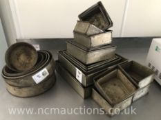 Selection of Various Cake Tins