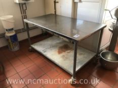Stainless Steel Wield Prep Counter