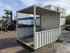 Portable Steel Smoking Area Shelter